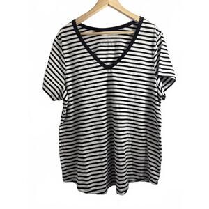 Torrid 3 Striped Classic Fit Tee